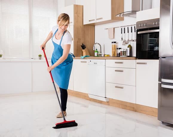 cleaning before 16
