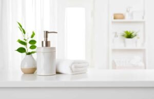 What is the easiest way to clean a bathroom