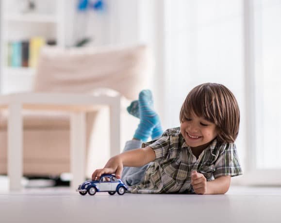Kid playing