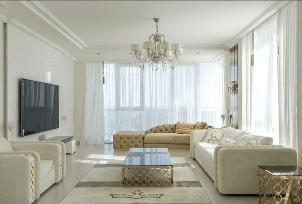 clean living room